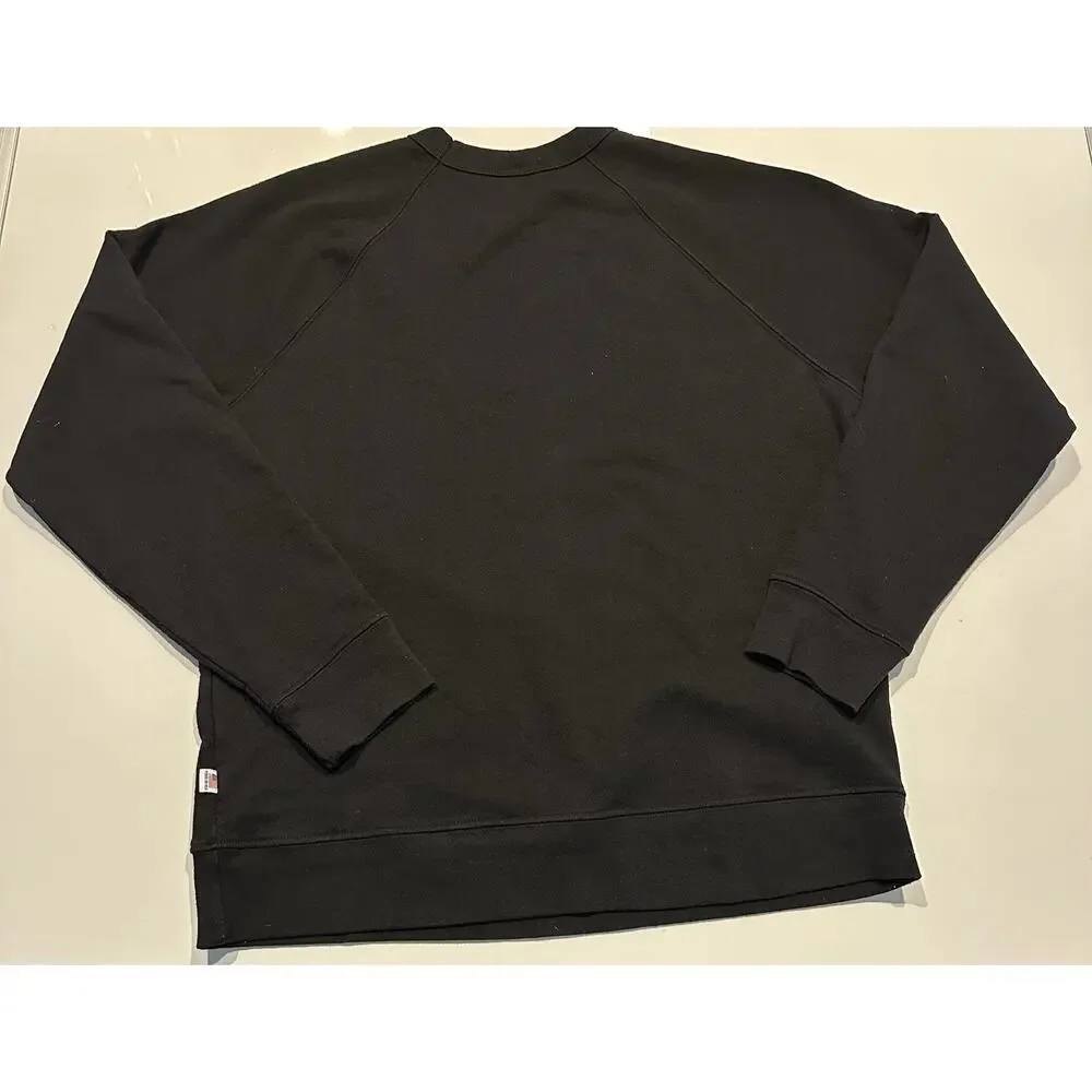 Vintage Obey Sweatshirt Mens Sz Med Black Made In USA The Giat Aztec Shepard 90s - Picture 2 of 8